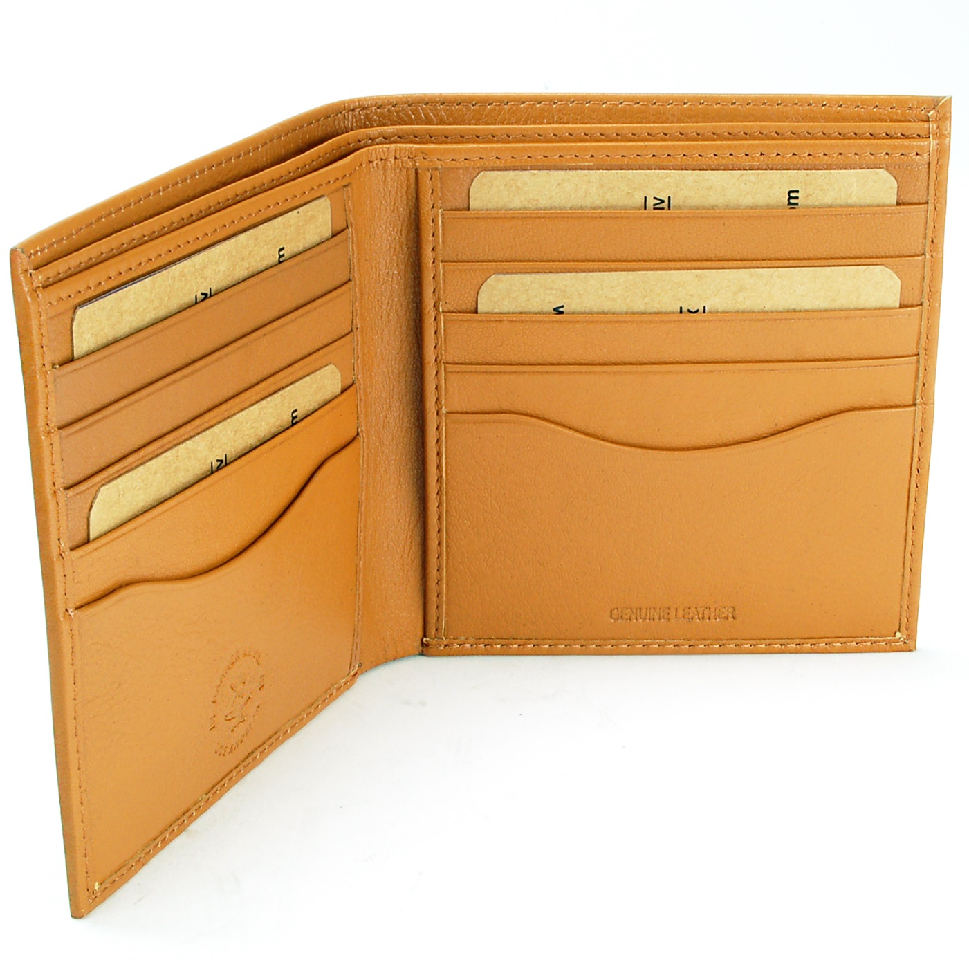 Hammer Anvil Mens Leather Wallet Bifold Hipster 2 Bill Sections